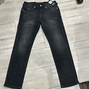 Men’s True Religion purple and black jeans